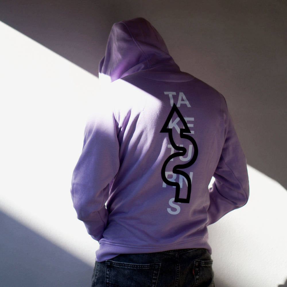 Take Turns Hoodie - Lilac