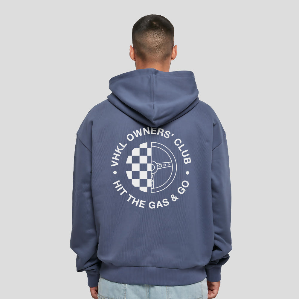 Owners' Club Oversized Hoodie - Vintage Blue
