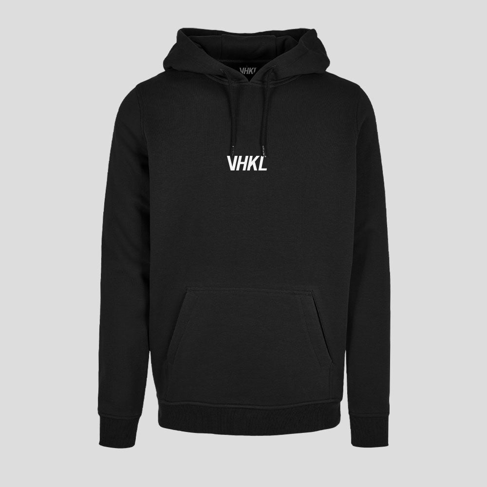 Black Turbo Hoodie front VHKL