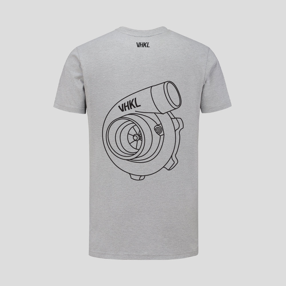 Big Logo Turbo Tee - Grey