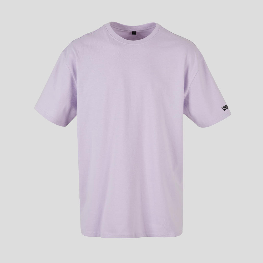 Lilac tuner oversized t-shirt front take turns design VHKL