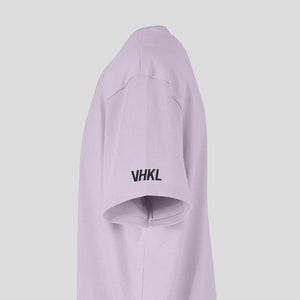Lilac tuner oversized t-shirt detail take turns design VHKL