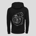 Black Turbo Hoodie back VHKL