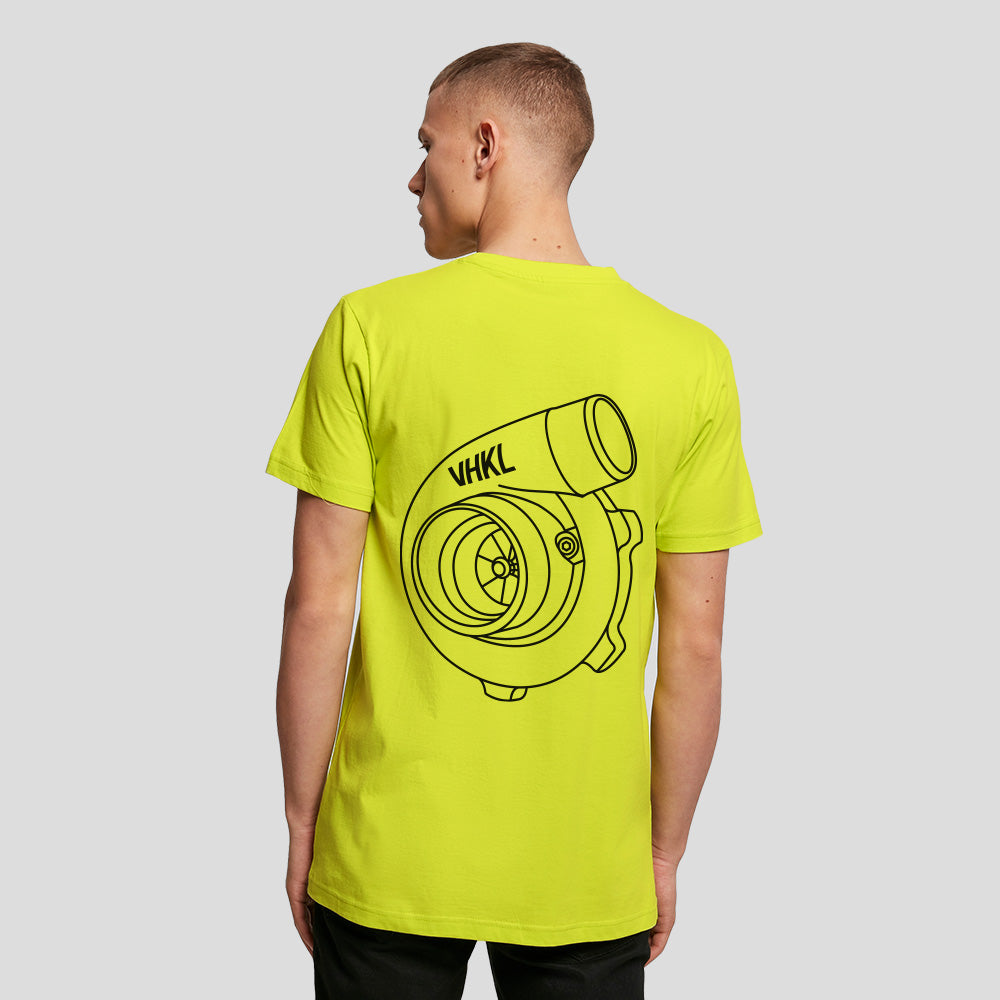 Neon Yellow Turbo T-shirt model VHKL